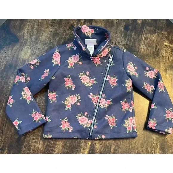 Little Lass | toddler girl moto-style jacket. Size: 3T. - Picture 4 of 14